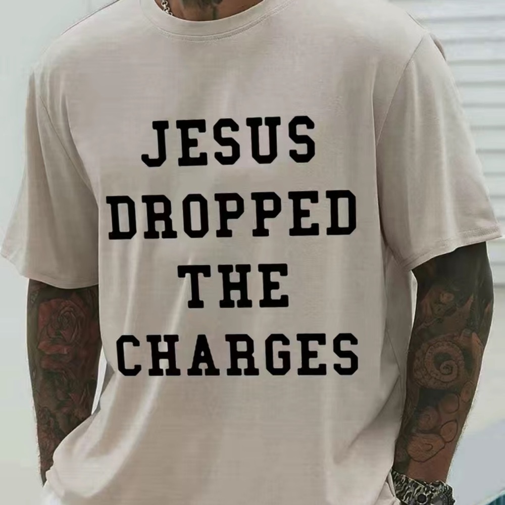 Men’s Khaki Graphic Tee